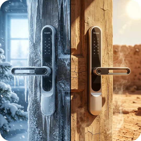Weather resistant smart lock
