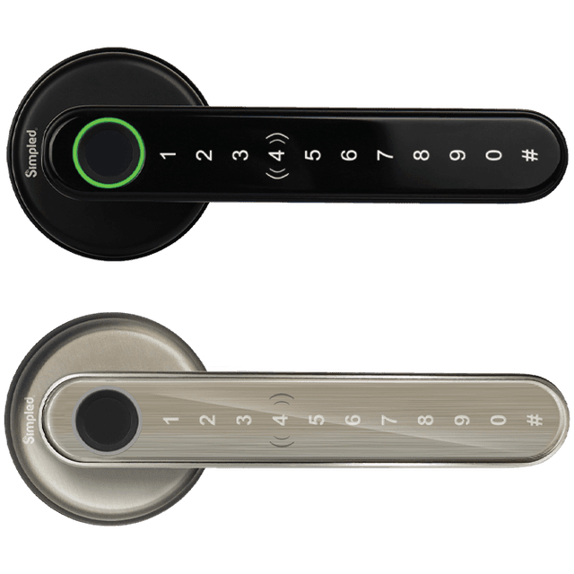 Simpled Leverline smart fingerprint door handle