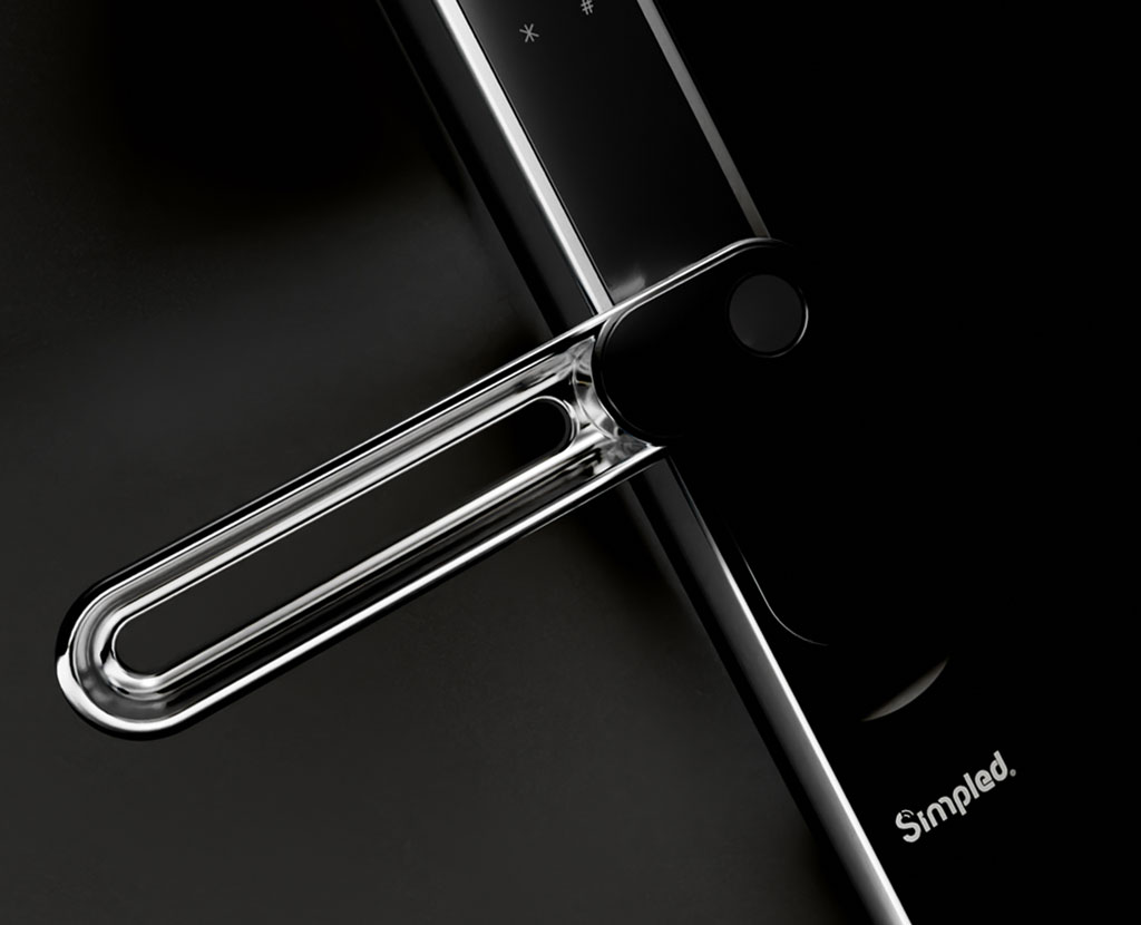 SS Slim Series Smart Lock+WiFi - Black - Gallery